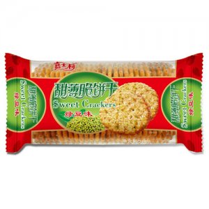 嘉士利綠豆味甜薄脆餅干215g