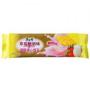 康師傅甜酥草莓酸奶80g
