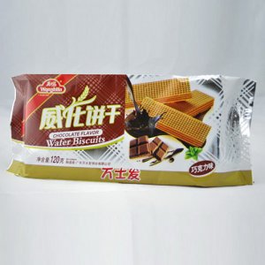萬士發(fā)威化餅干巧克力味120g