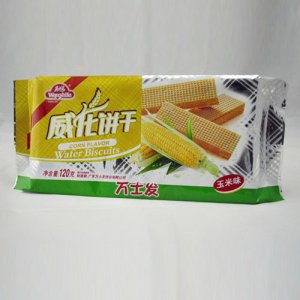 萬士發(fā)威化餅干玉米味120g
