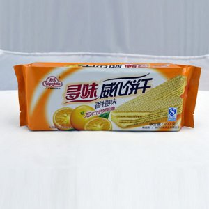 萬士發(fā)威化餅干香橙味200g