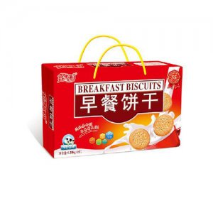 嘉士利牛奶味早餐餅干1.28kg