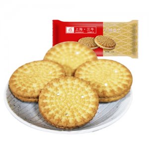 三牛夾心白脫味餅干150g