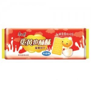 康師傅蛋黃也酥酥蛋黃餅干牛奶味