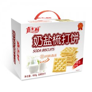 嘉仕利奶鹽味梳打餅乾680g