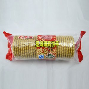 萬士發(fā)芝麻薄脆餅干180g