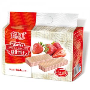 嘉仕利士多啤梨味威化餅乾454g