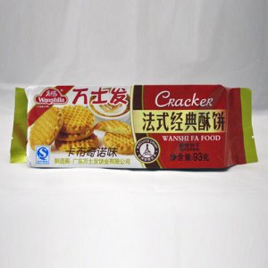 萬士發(fā)法式經(jīng)典酥餅卡布奇諾味93g