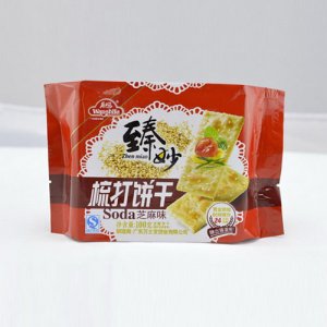 萬士發(fā)梳打餅干芝麻味100g