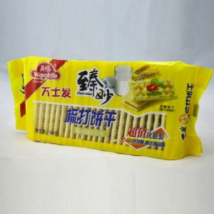 萬士發(fā)梳打餅干奶鹽味168g