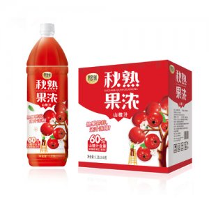果時(shí)刻秋熟果濃山楂汁1.25L