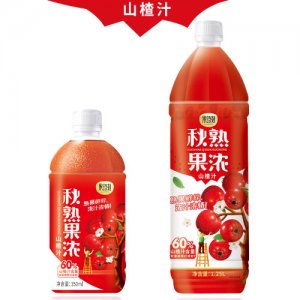 果時(shí)刻秋熟果濃山楂汁350ML