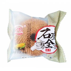 華夏百分酥性餅干石磨全麥餅玉米味