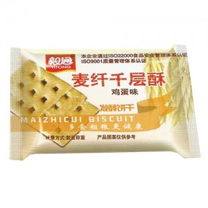 毅通麥纖千層酥雞蛋味