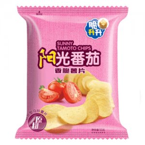 脆升升薯片陽(yáng)光番茄味55g