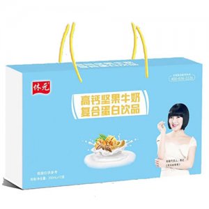 休元高鈣堅(jiān)果牛奶禮盒