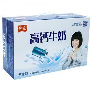 休元高鈣牛奶250mlx20盒