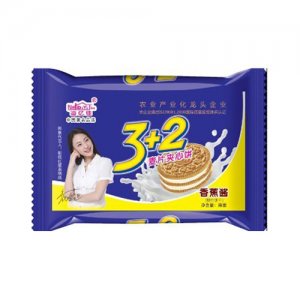 迪億佳3+2麥片夾心餅香蕉醬