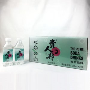 共品樂(lè)貴人邦無(wú)糖蘇打飲料350mlX24