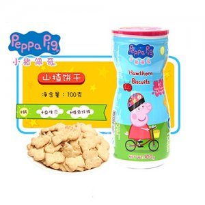 億智瓶裝餅干山楂味100克