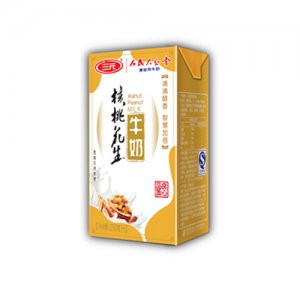 三元利樂磚核桃花生牛奶