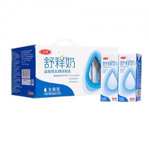 三元低乳糖牛奶舒釋奶箱裝