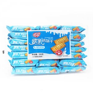 悠果樂(lè)歐乳鈣餅干特濃牛奶味330g
