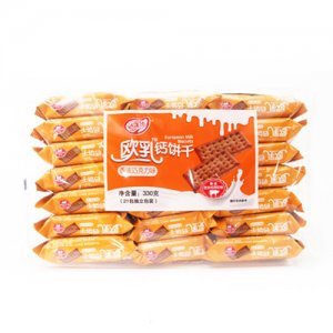 悠果樂(lè)歐乳鈣餅干香濃巧克力味330g