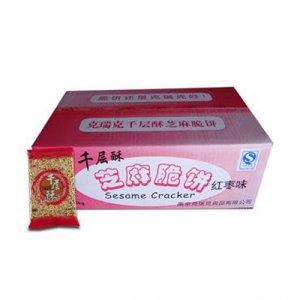 克瑞克芝麻脆餅紅棗味