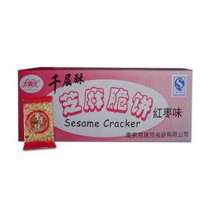 克瑞克芝麻脆餅紅棗味箱