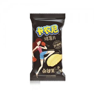回頭客卡農(nóng)尼烤薯片鹵辣黑鴨味