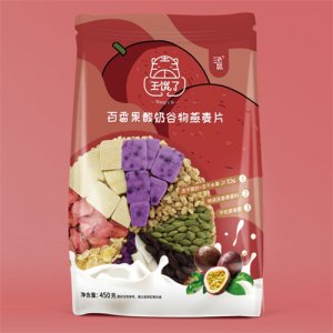 三色鼠百香果酸奶燕麥片450g