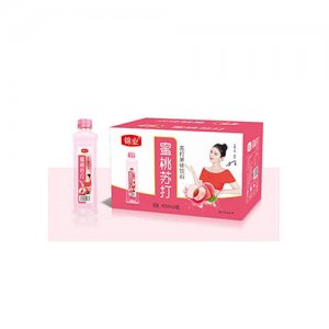 錦業(yè)蜜桃蘇打果味飲料400ml×24瓶
