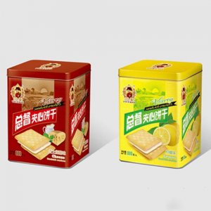 總督夾心餅干紅黃箱裝