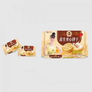 總督夾心餅干黃色包裝