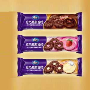 真巧醬芯曲奇夾心餅干120g