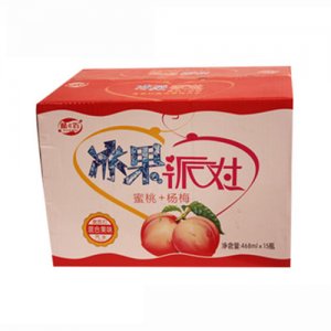 酷e百冰果派對(duì)蜜桃+楊梅混合果味汽水