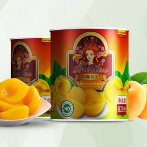 棒師傅糖水半邊黃桃罐頭