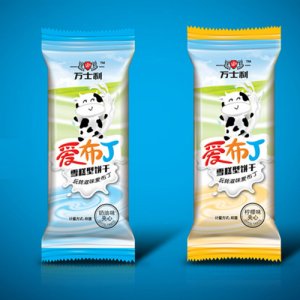 萬士利愛布丁夾心餅干