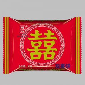 奇客片紅雙喜餅干