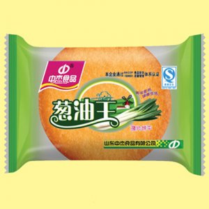 中杰蔥油王餅干