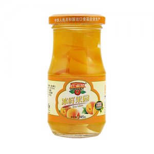 紅派司黃桃罐頭245克