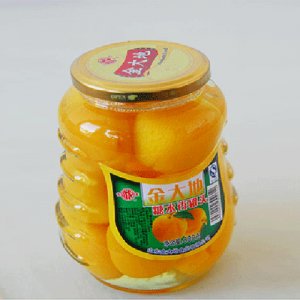 金大地食品糖水杏罐頭