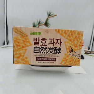 潤德康全麥芝麻味發(fā)酵餅干箱裝