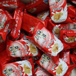 旺杰新純牛奶味餅干