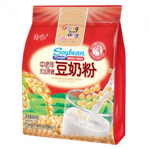 雨和中老年無糖豆奶粉袋裝800g