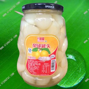 喜友來(lái)梨球罐頭900g