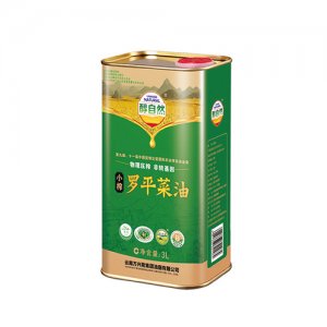 醇自然菜籽油四級(jí)3L鐵罐裝