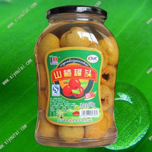 喜友來(lái)山楂罐頭708g