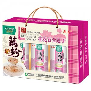 雨和桂花百合蓮子藕粉禮盒